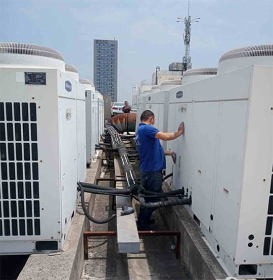 双辽中央空调制热和不制冷系统维修方法